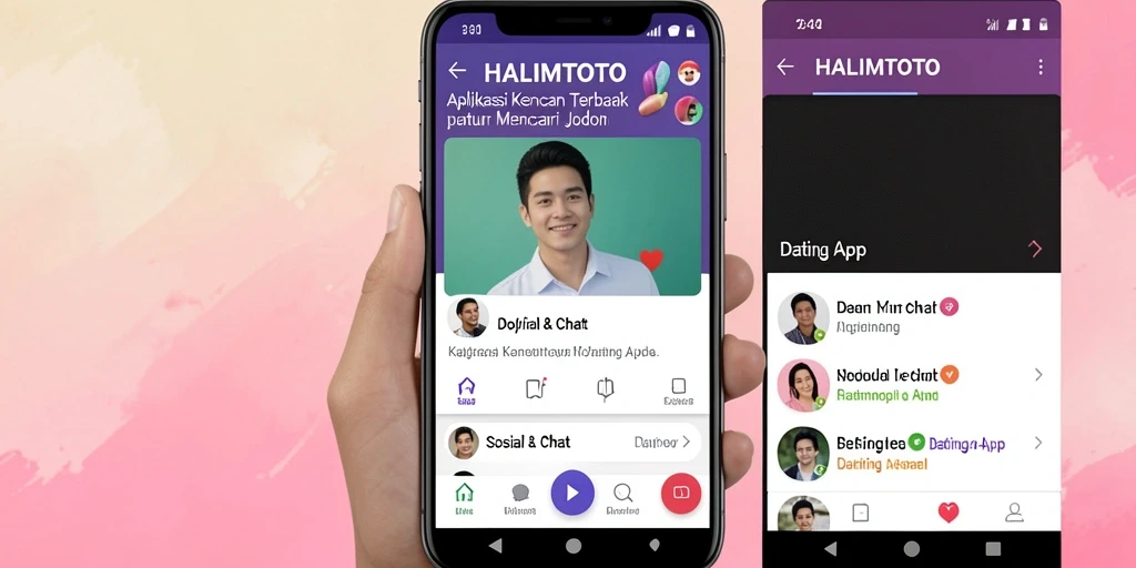 Tampilan antarmuka pengguna HALIMTOTO yang menarik dan mudah digunakan.